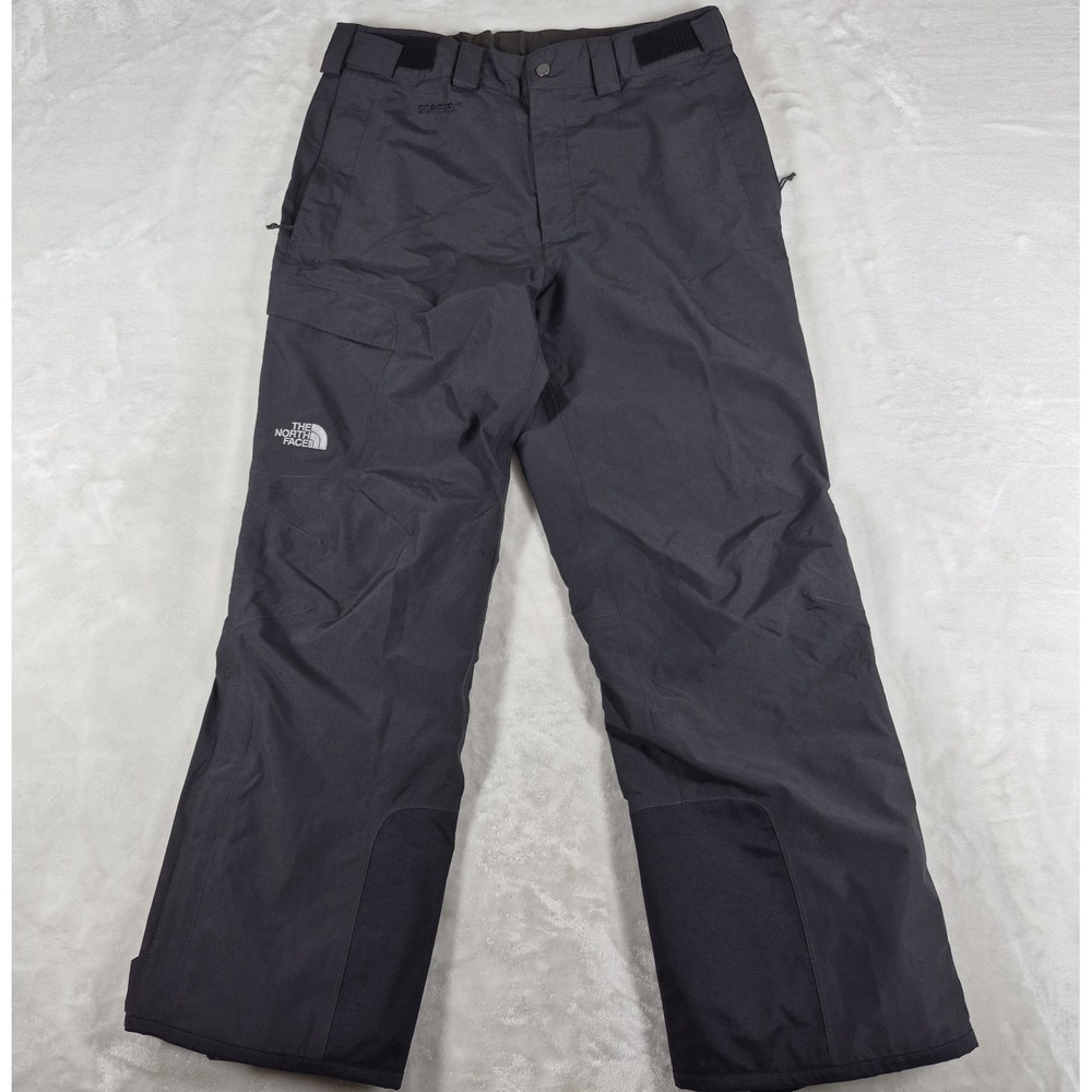 The North Face Goretex Pants Men's Medium Black Ski Snow Waterproof Mesh Lined